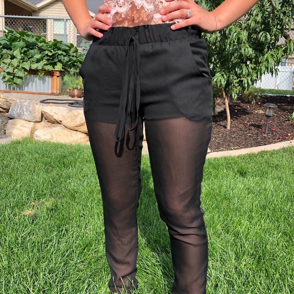Sheer pants